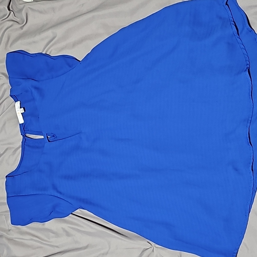 Large Blue Blouse